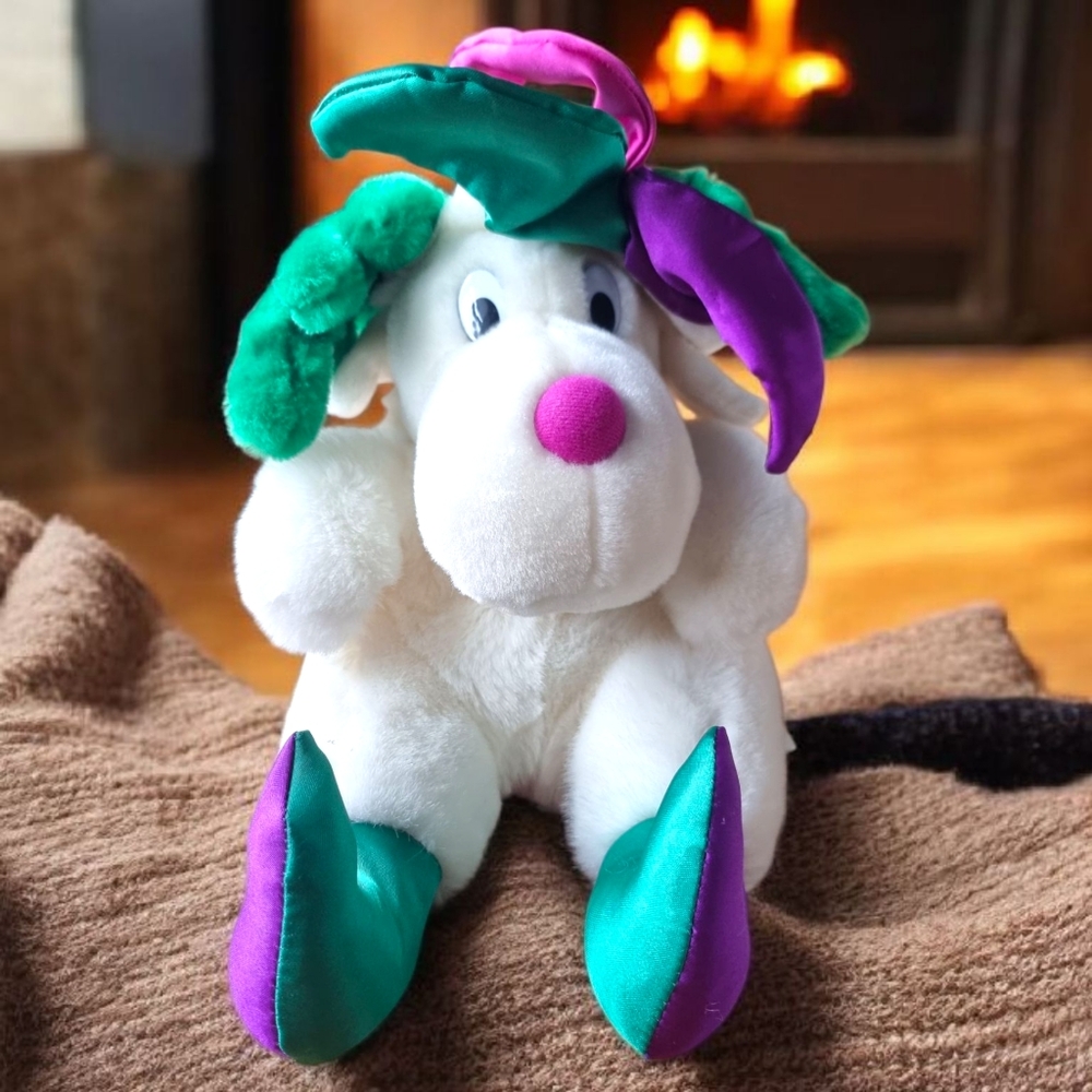 Eaton's 90's Holiday Christmas Collection Convertible Plush Jester Moose